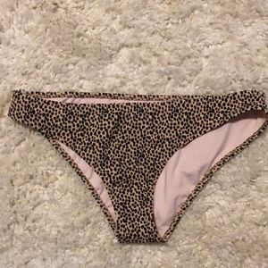 Cheetah print bathing suit bottoms